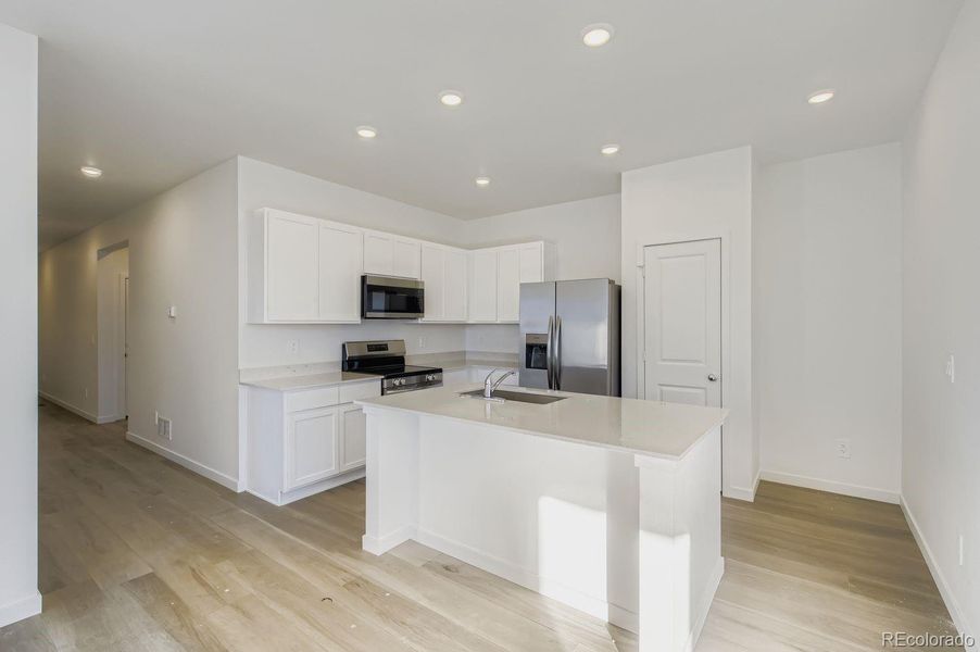 Furnished interior view inside a new home in Ledge Rock: The Petal Collection, Johnstown (Image 3).