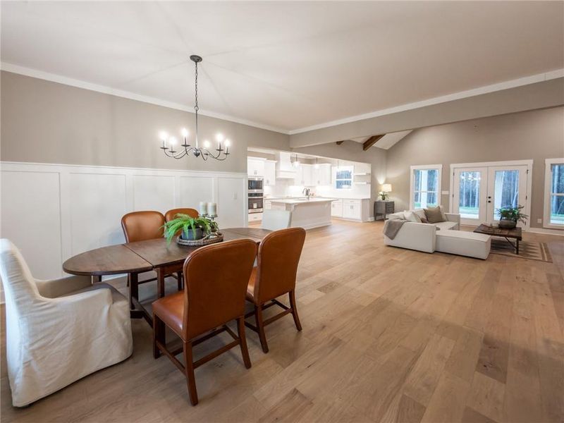 Furnished interior view inside a new home in , Social Circle (Image 9).