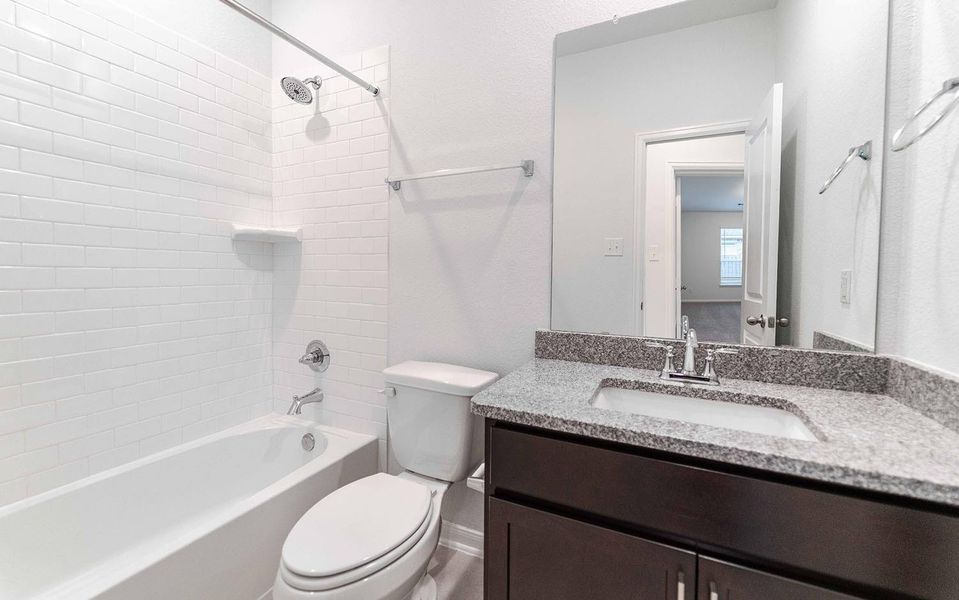 Furnished interior view inside a new home in Pecan Estates, Crosby (Image 6). Furnished interior view inside a new home in Pecan Estates, Crosby (Image 6).