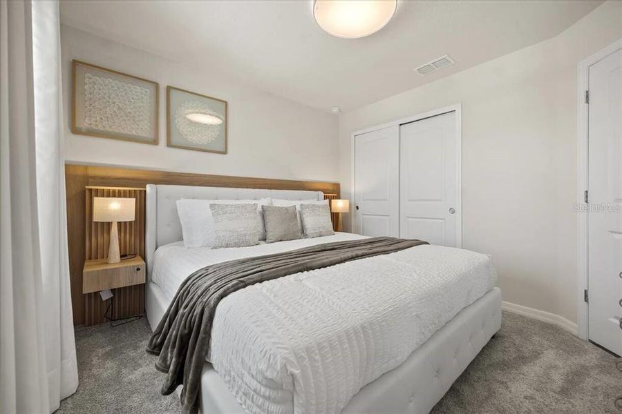 Furnished interior view inside a new home in , Clermont (Image 13).