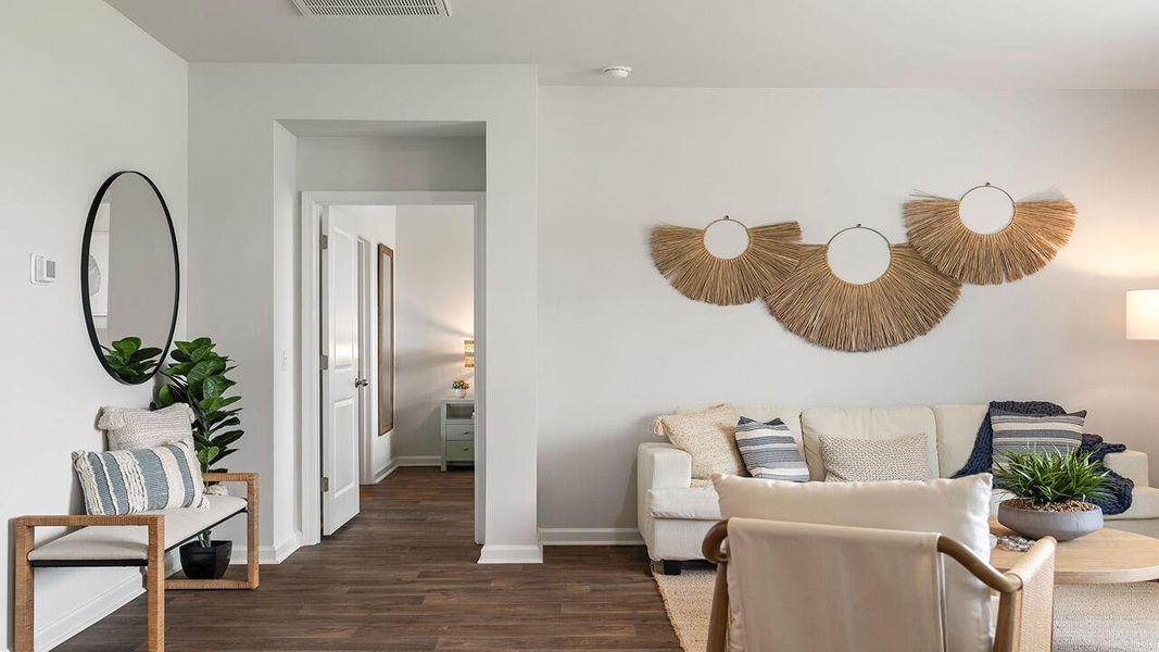 Furnished interior view inside a new home in Pineview North, Summerville (Image 14).