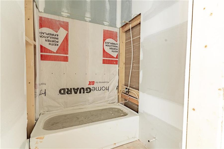 In-progress construction of a new home in , Monroe, GA (Image 32).