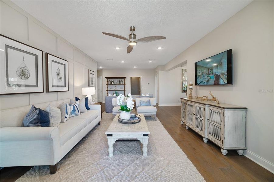 Furnished interior view inside a new home in , Orlando (Image 1). Furnished interior view inside a new home in , Orlando (Image 1).