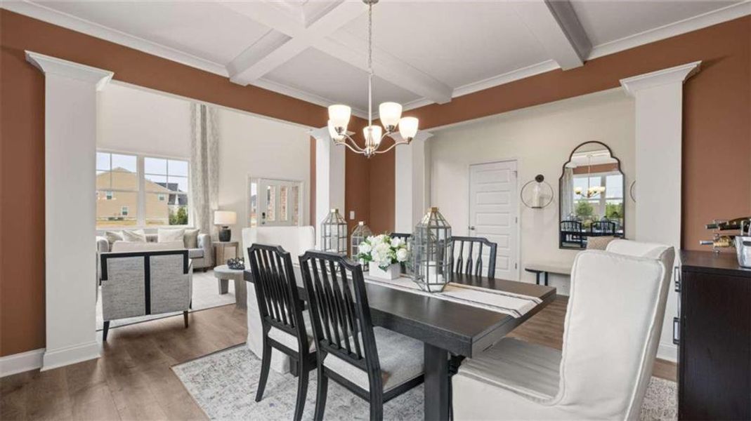 Furnished interior view inside a new home in The Gates at Pates Creek, Hampton (Image 37).