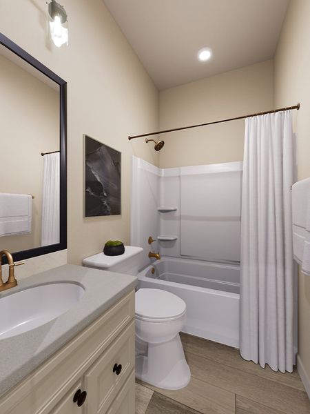 Representative furnished interior of a home built from the Verde Plan 5510 by Tri Pointe Homes in Blossom Rock, Apache Junction (Image 14).