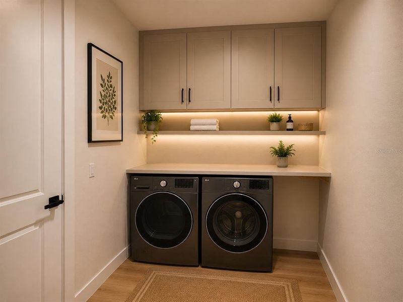 Furnished interior view inside a new home in , Port Charlotte (Image 16).
