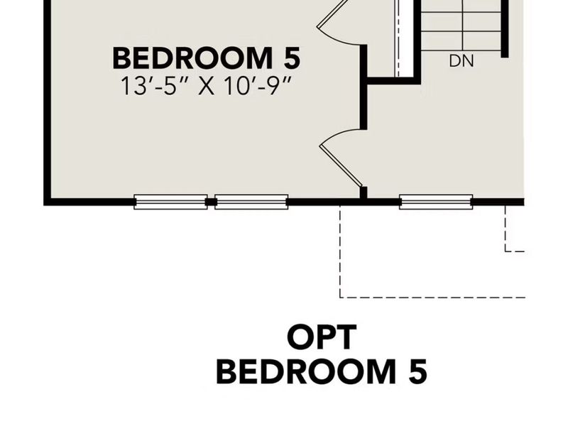 2D floor plan layout of this home in Horizon Pointe, Converse, TX (Image 4).