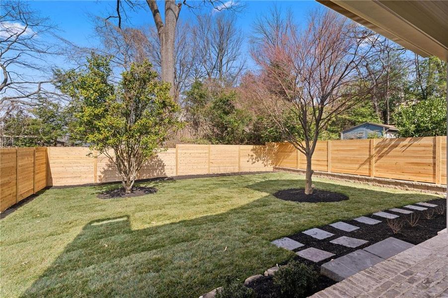 Exterior details and patio area of a home in , Atlanta (Image 21).