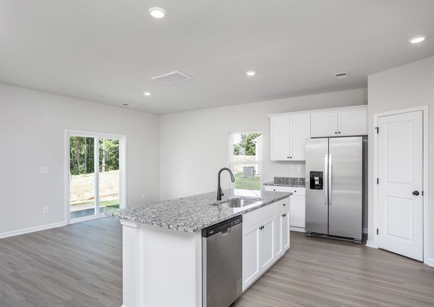 This home comes with granite countertops