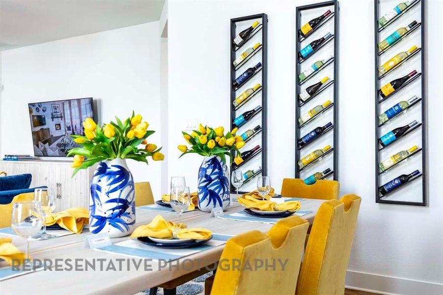 Furnished interior view inside a new home in Bel Air Village: 50ft. lots, Sherman (Image 26).