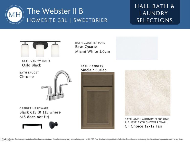 331 SWT FM 7 Hall Bath and Laundry Selec