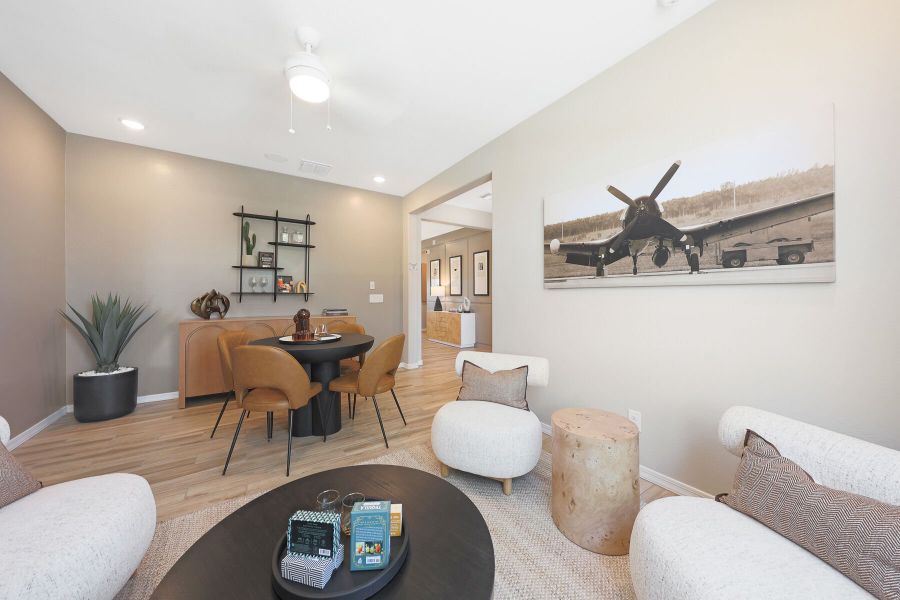Representative furnished interior of a home built from the Pacific by Mattamy Homes in White Tank Vistas, Waddell (Image 24).