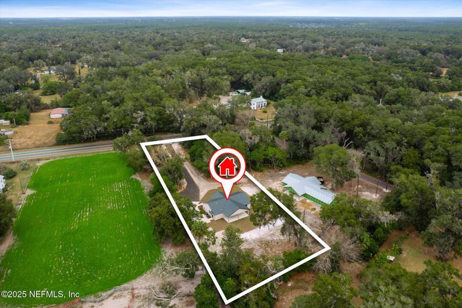 Front exterior of a new home in , San Mateo, FL, highlighting curb appeal (Image 2). Front exterior of a new home in , San Mateo, FL, highlighting curb appeal (Image 2).