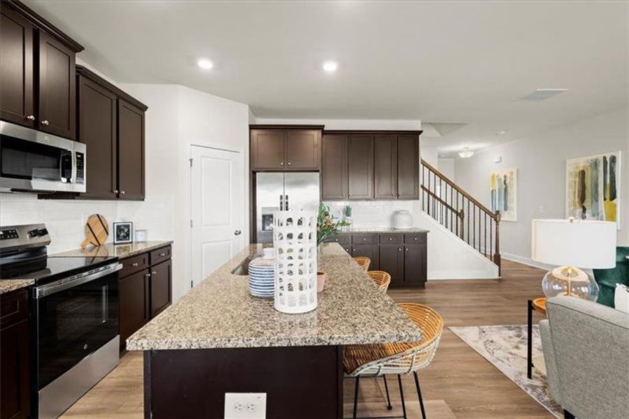 Furnished interior view inside a new home in , Dacula (Image 11).