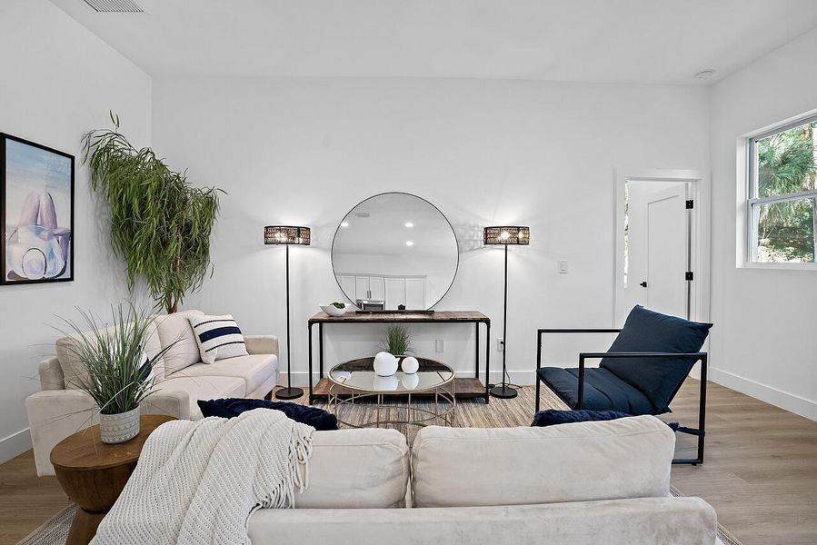 Furnished interior view inside a new home in , Vero Beach (Image 29).