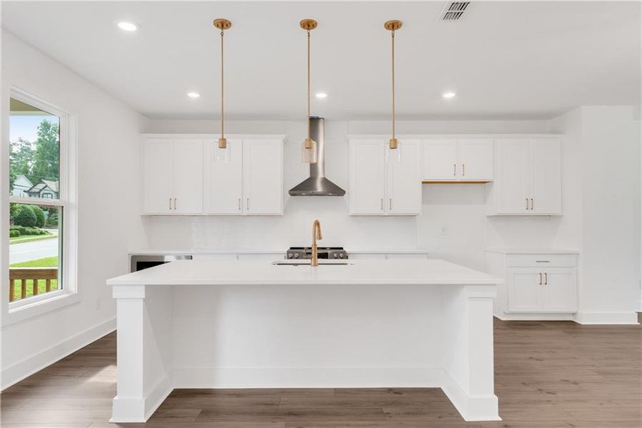 Furnished interior view inside a new home in , Suwanee (Image 13).