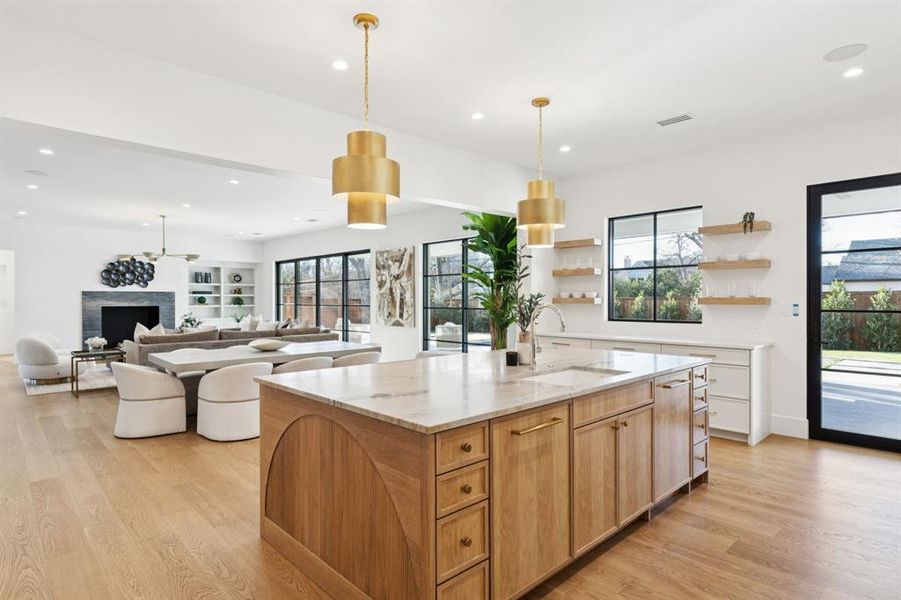 Furnished interior view inside a new home in , Dallas (Image 7).