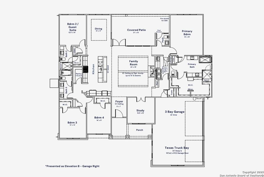 2D floor plan layout of this home in , New Braunfels, TX (Image 3). 2D floor plan layout of this home in , New Braunfels, TX (Image 3).