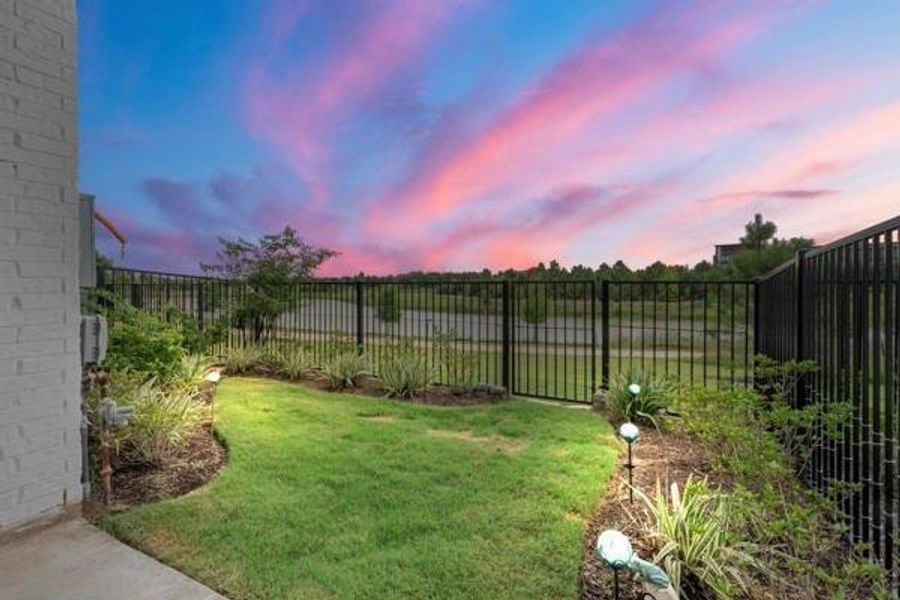 Exterior details and patio area of a home in , Cypress (Image 3).