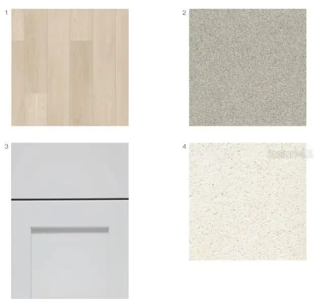 Sample of building materials used in homes in Waterstone, Groveland (Image 4).