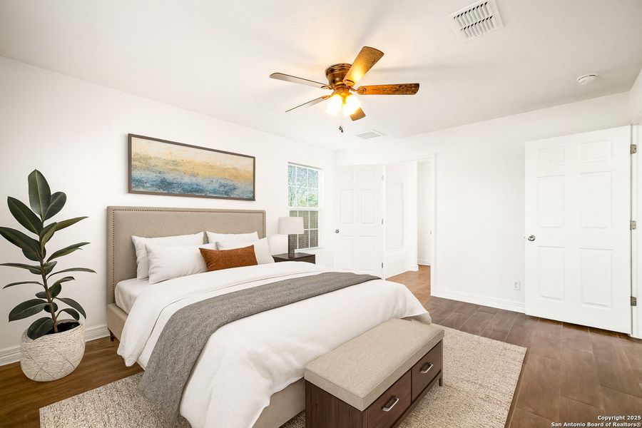 Furnished interior view inside a new home in , San Antonio (Image 14).