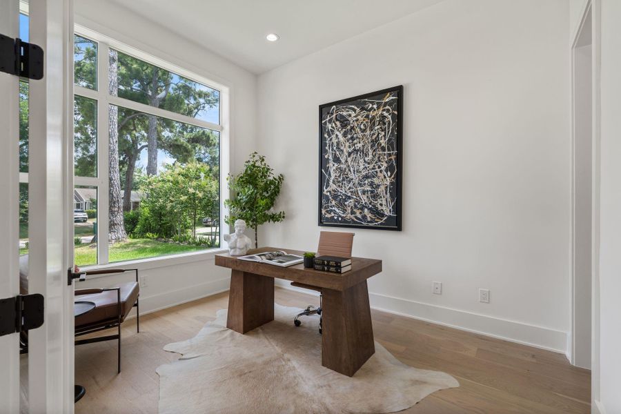 Furnished interior view inside a new home in , Houston (Image 32).