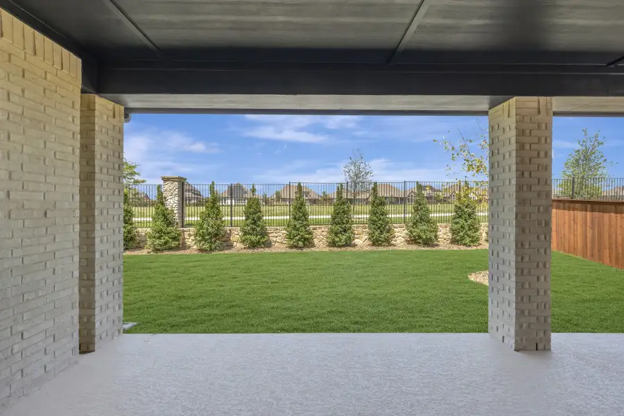 Exterior details and patio area of a home in Redden Farms - Executive Series, Midlothian (Image 3).