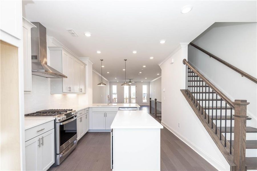 Furnished interior view inside a new home in Ecco Park, Alpharetta (Image 5).