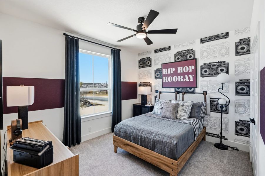 Furnished interior view inside a new home in Prominence, San Antonio (Image 51).