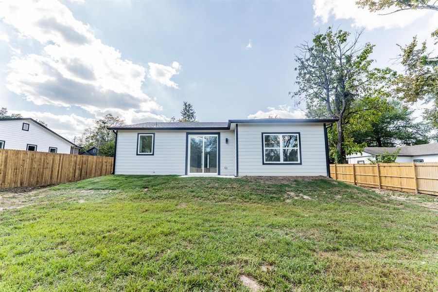 Exterior details and patio area of a home in , Sulphur Springs (Image 2). Exterior details and patio area of a home in , Sulphur Springs (Image 2).