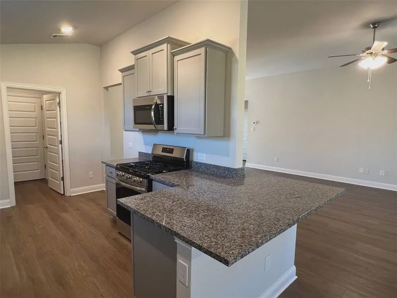 Furnished interior view inside a new home in Bayou Maison, Dickinson (Image 3). Furnished interior view inside a new home in Bayou Maison, Dickinson (Image 3).