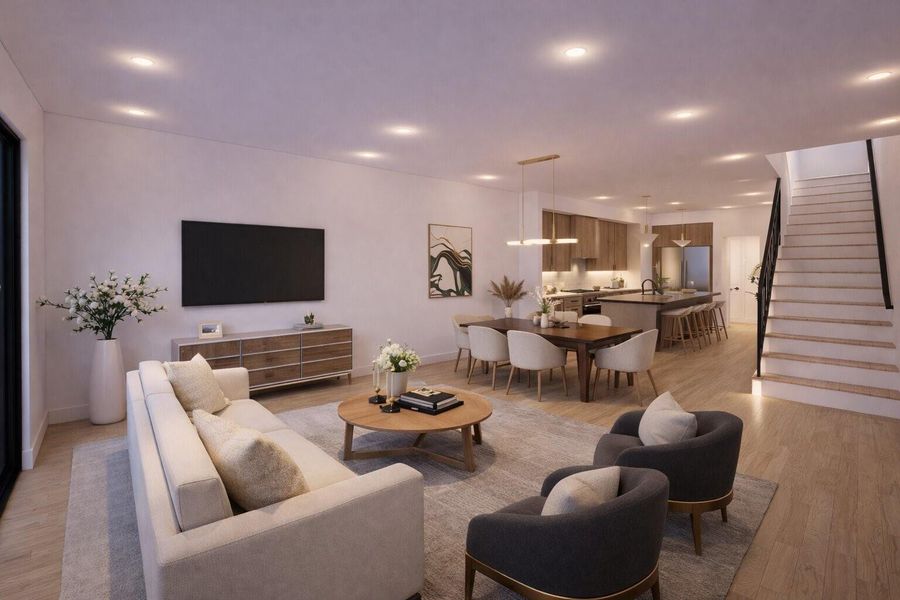 Enjoy effortless living in the thoughtfully designed open-concept first floor, ideal for both daily life and entertaining.