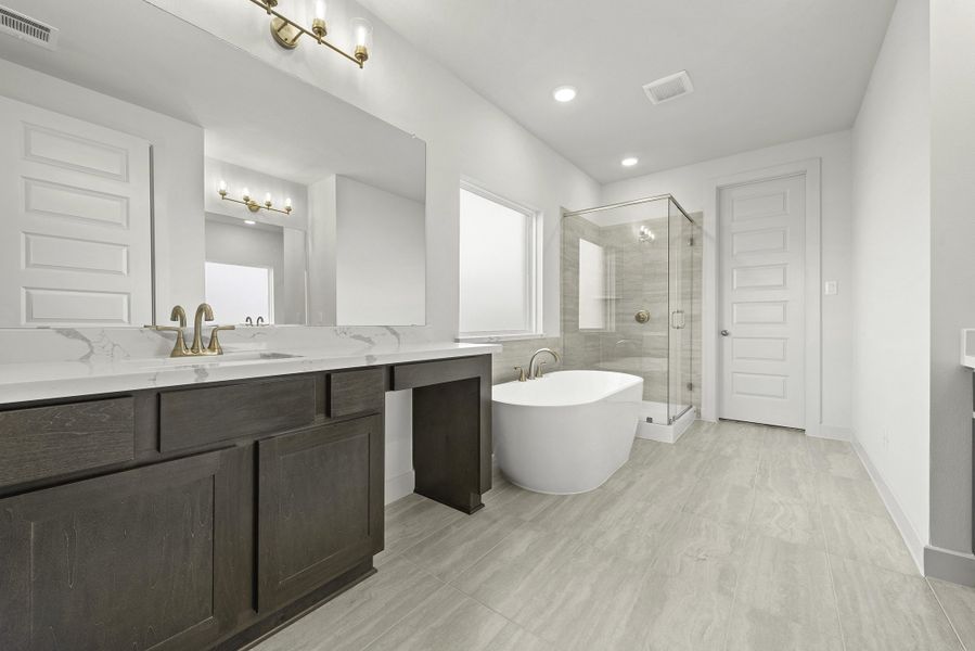 Furnished interior view inside a new home in COLTON®, Montgomery (Image 9). Furnished interior view inside a new home in COLTON®, Montgomery (Image 9).