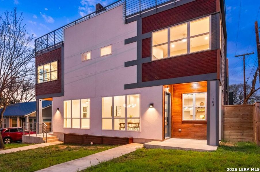 Exterior details and patio area of a home in , San Antonio (Image 1). Exterior details and patio area of a home in , San Antonio (Image 1).