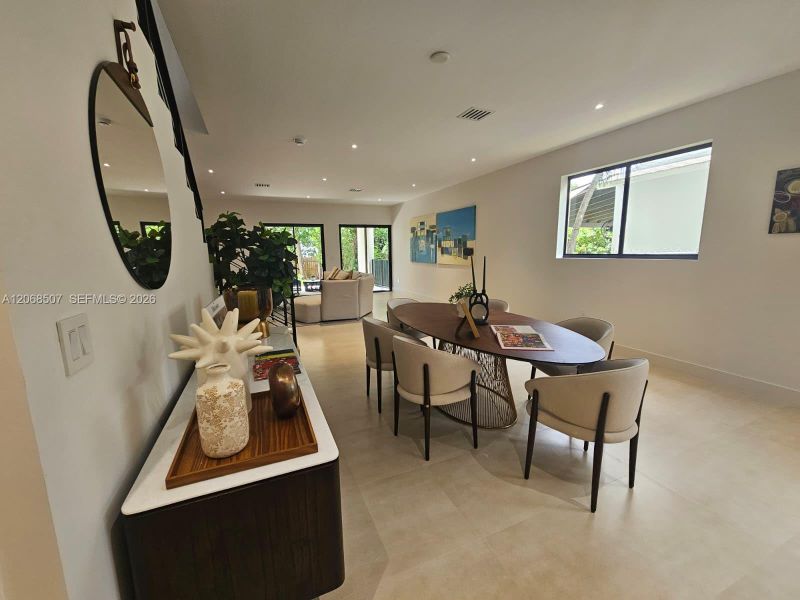 Furnished interior view inside a new home in , Miami (Image 8). Furnished interior view inside a new home in , Miami (Image 8).
