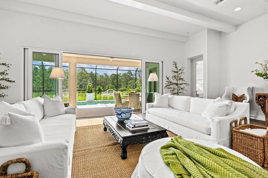 Furnished interior view inside a new home in Crosswind Ranch, Parrish (Image 54).