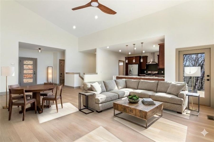 Furnished interior view inside a new home in , Ellijay (Image 16).