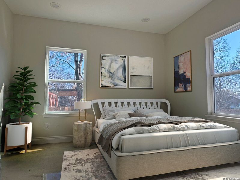 Furnished interior view inside a new home in , San Antonio (Image 7).