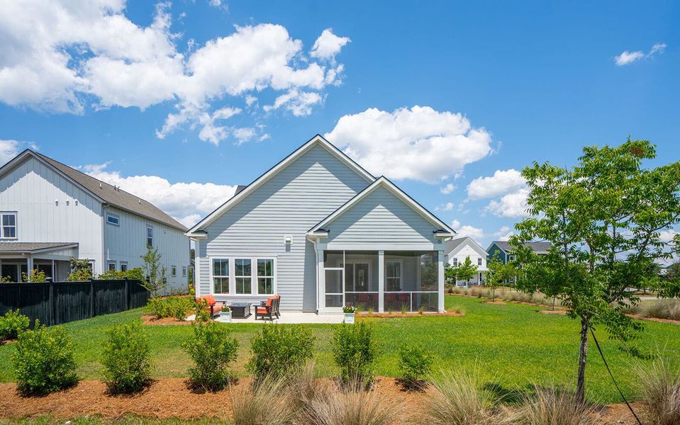 Representative exterior photo of a completed home built from the Towson by Brookfield Residential in Single Family Homes at Nexton, Summerville, SC (Image 27). Representative exterior photo of a completed home built from the Towson by Brookfield Residential in Single Family Homes at Nexton, Summerville, SC (Image 27).