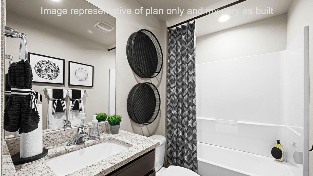 Furnished interior view inside a new home in Saratoga Crossing, Corpus Christi (Image 9).