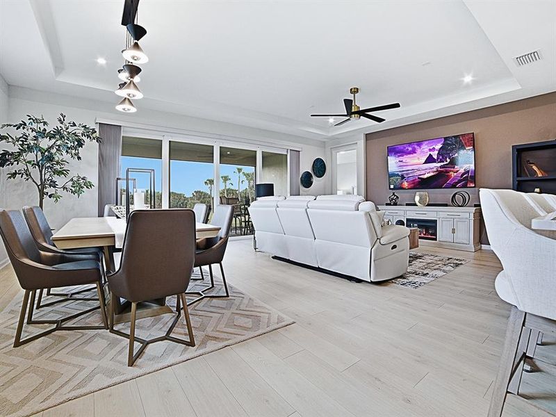 Furnished interior view inside a new home in , Tavares (Image 34).