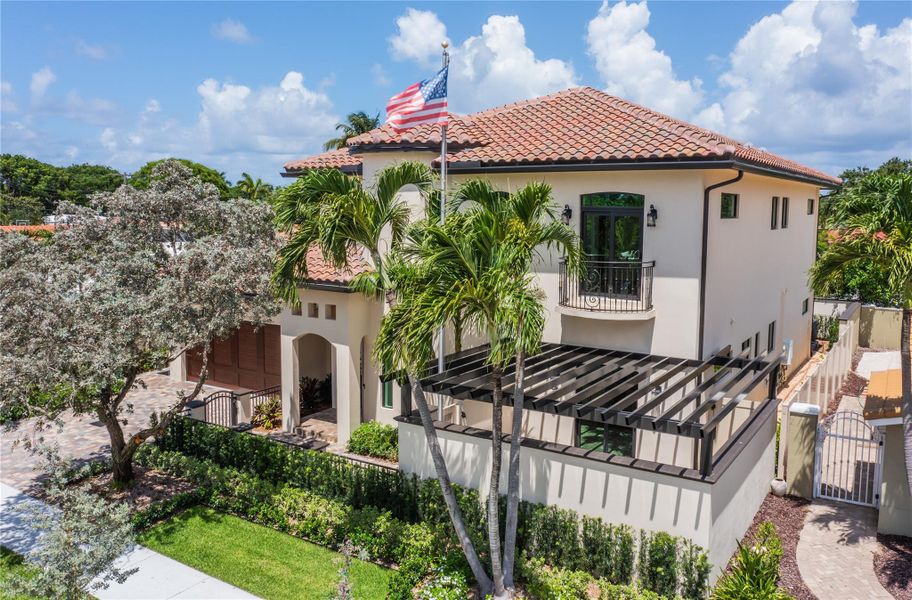 Front exterior of a new home in , Fort Lauderdale, FL, highlighting curb appeal (Image 2). Front exterior of a new home in , Fort Lauderdale, FL, highlighting curb appeal (Image 2).