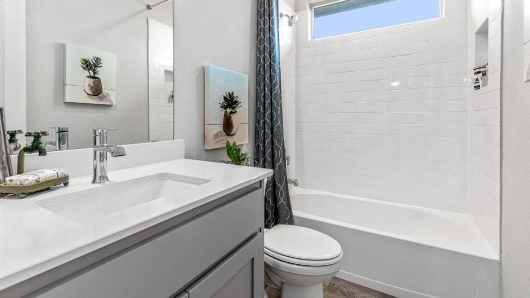 Furnished interior view inside a new home in Bella Vista, Granbury (Image 23). Furnished interior view inside a new home in Bella Vista, Granbury (Image 23).