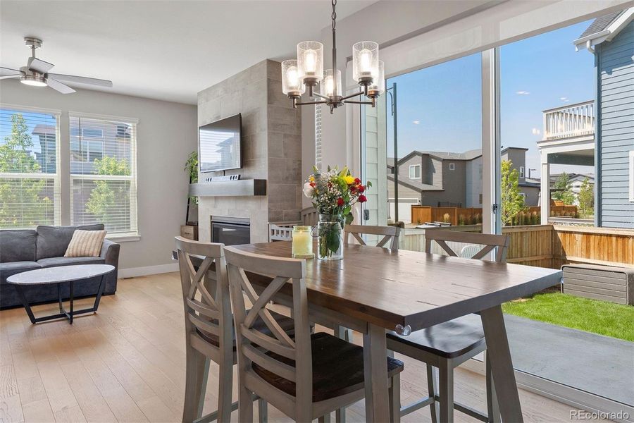 Furnished interior view inside a new home in , Denver (Image 16).