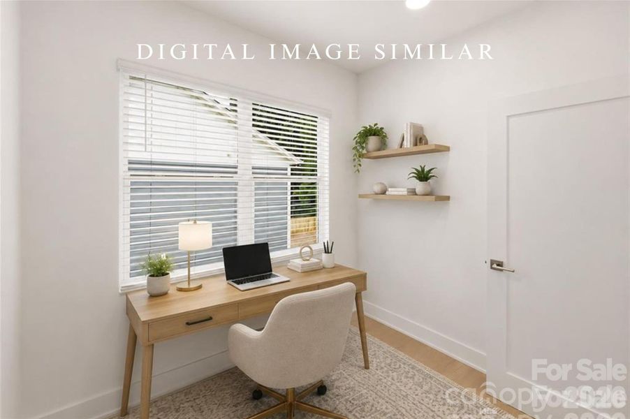 Office on upper level