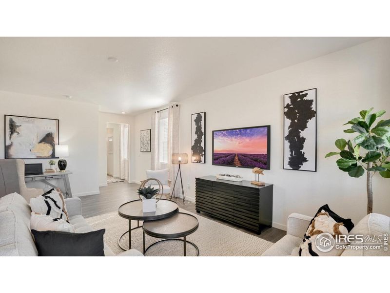 Furnished interior view inside a new home in Prairie Song, Windsor (Image 11).