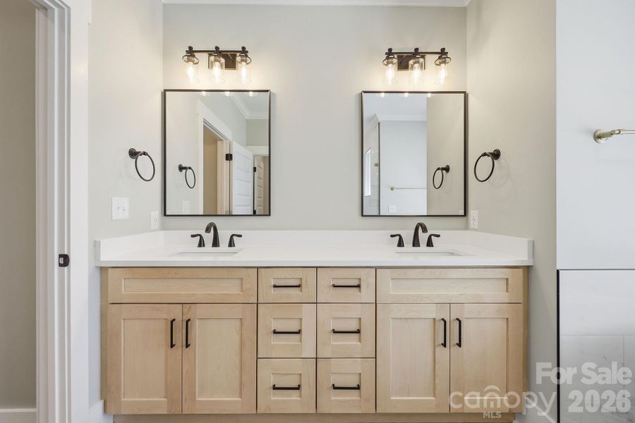 Furnished interior view inside a new home in , Lewisville (Image 8).