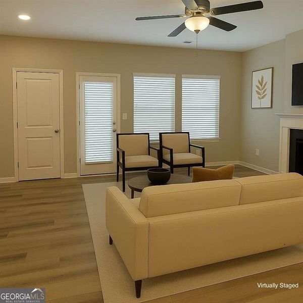 Furnished interior view inside a new home in , Union City (Image 5). Furnished interior view inside a new home in , Union City (Image 5).