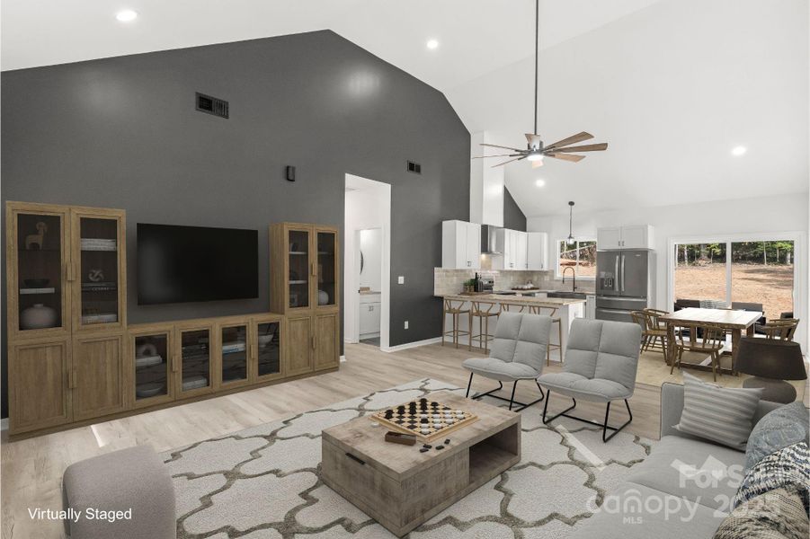 Furnished interior view inside a new home in , Shelby (Image 13).