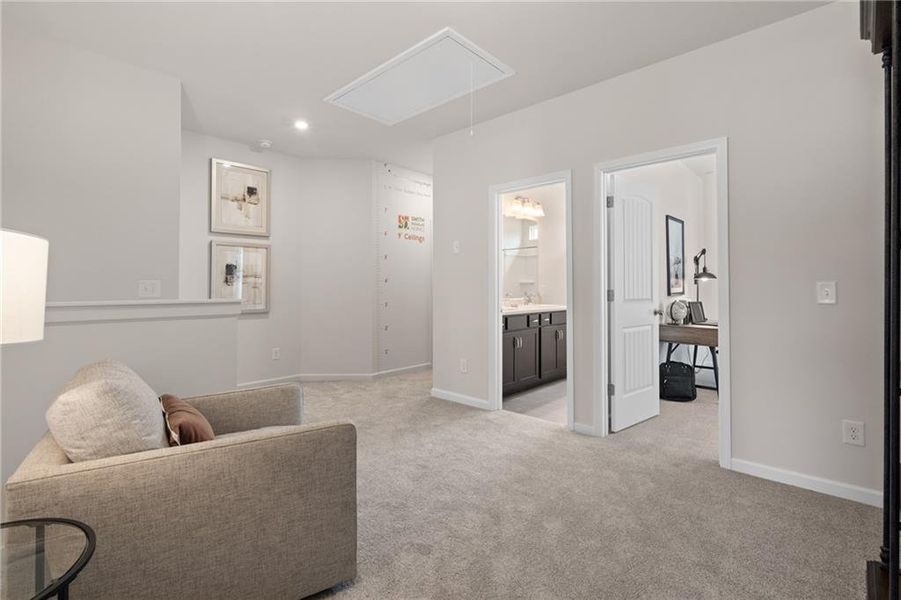 Furnished interior view inside a new home in Capstone Estates, Chattanooga (Image 10).